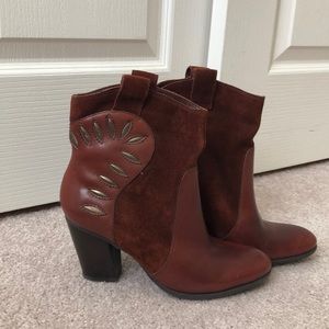 Vintage retro booties